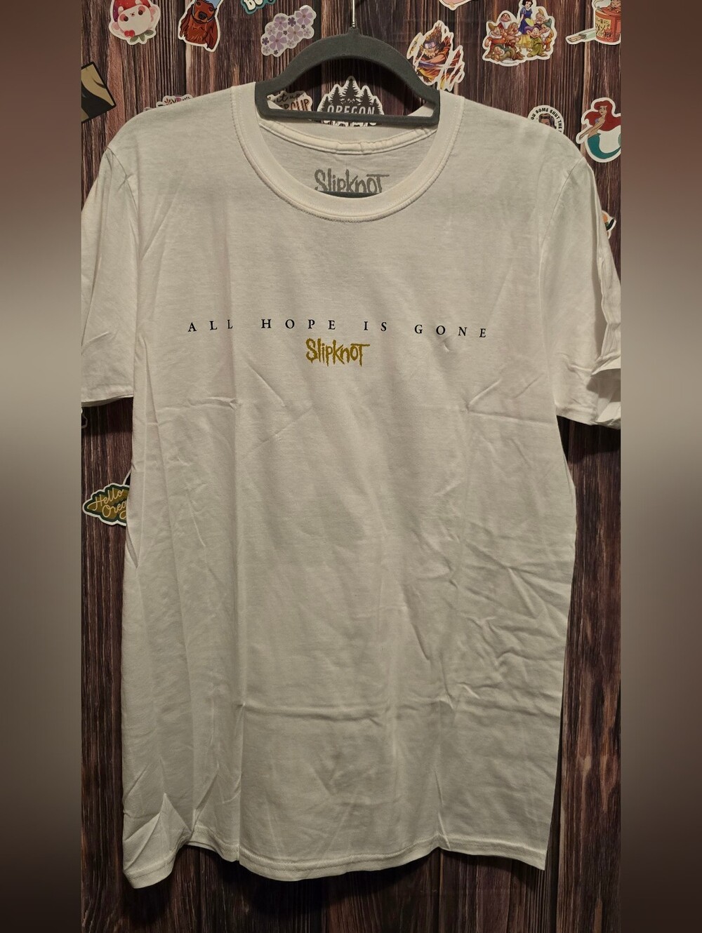 Slipknot All Hope Is Gone' White Graphic Tee